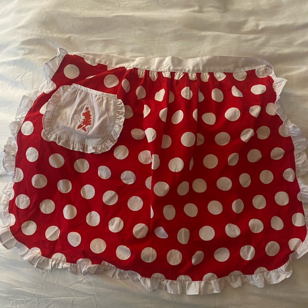 Minnie Mouse Half Apron